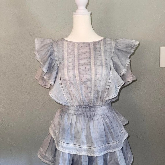 LoveShackFancy Dresses & Skirts - Loveshackfancy Natasha Dress Washed‎ Denim Size Small